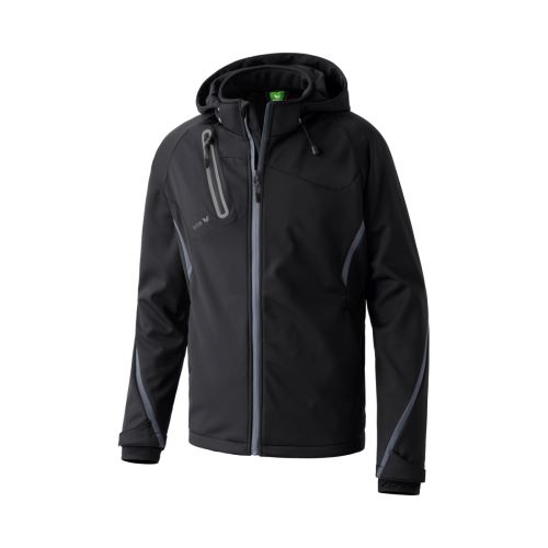 Veste junior Erima softshell fonction 12 ans Noir