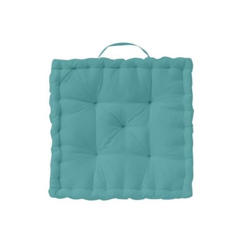 TODAY Coussin de sol Coton - 50 x 50 x 12 cm - Diabolo Menthe