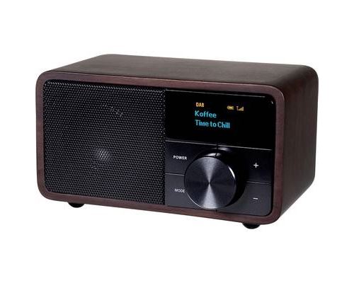 Non Communiqué Bois Kathrein Dab+ 1 Mini Radio De Table Dab+, Fm Bluetooth (Foncé)