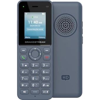 Téléphone IP Wi-Fi - GRANDSTREAM - WP826 - Wi-Fi 6 - 12 Heures de Temps de Conversation - Bluetooth Intégré - 1