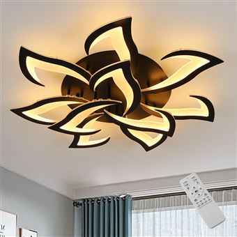 Plafonnier LED moderne en cristal design créatif pour salon chambre