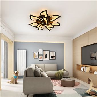 Plafonnier LED sous meuble plafonnier cuisine noir câble
