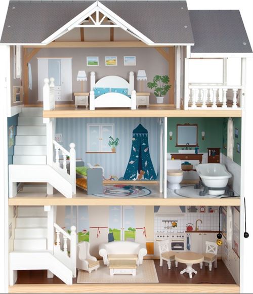 Maison De Poupee Villa Et Accessoires