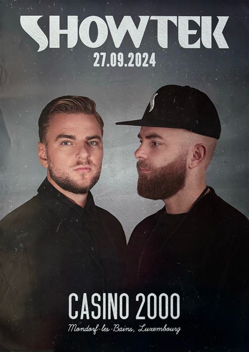 Affiche - Showtek - Concert Luxembourg 2024 - 84x119cm