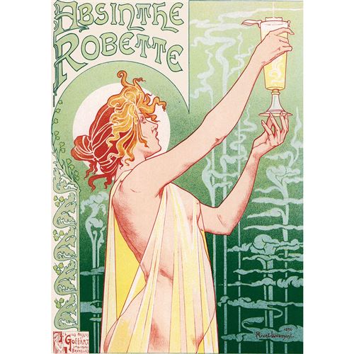 Fabulous Poster Absinthe robette affiche vintage (61 cm x 86