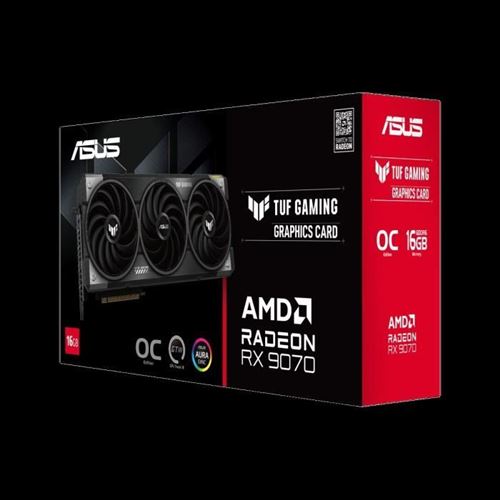 ASUS TUF Gaming TUF-RX9070-O16G-GAMING AMD Radeon RX 9070 16 GB GDDR6