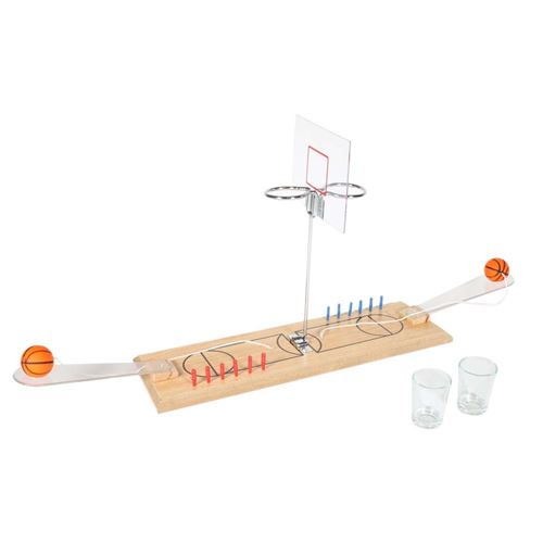 Mister Gadget - Jeu à boire basketball avec 2 shooters
