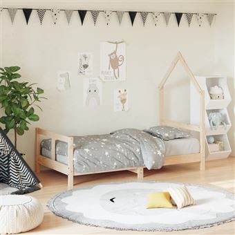 vidaXL Cadre de lit pour enfant 80x160 cm bois de pin massif