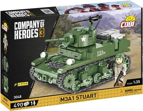 Cobi 3048 - Char M3A1 Company of Heroes (Jeu de Construction)