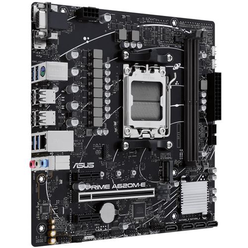 Non Communiqué Asus Prime A620m-E-Csm - Carte-Mère - Micro Atx - Socket Am5 - Amd A620 Chipset - Gigabit Lan - Carte Graphique Embarquée (Unité Centrale Requise) - Audio Hd (8 Canaux)