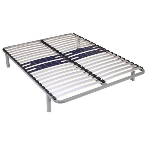 SEDAC Sommier MAXI 3 140 x 190 - Cadre a lattes - 3 zones de confort