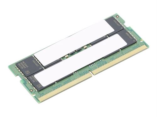 Lenovo - DDR5 - module - 16 Go - SO DIMM 262 broches - 5600 MHz - Campus - vert - pour Legion T5 26; ThinkBook 16 G7 ARP; ThinkCentre M70q Gen 5; M90q Gen 5; ThinkPad P14s Gen 5