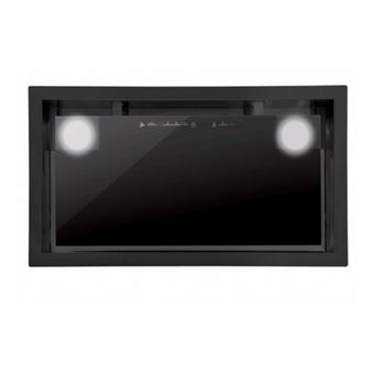 Hotte décorative murale Respekta hotte aspirante ch24090sam bonnet incliné  design noir 90 cm classe defficacité énergétique a