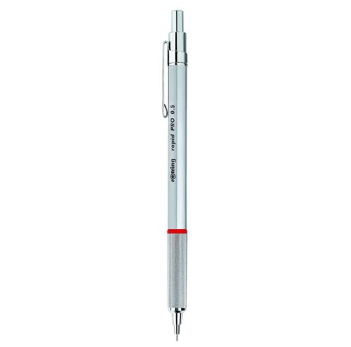 Non Communiqué Chrome Rotring Rapid Pro Porte-Mine Mécanique, Argent Chromé, 0.5 Mm