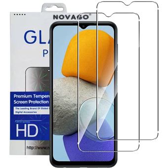 2 Films de protection écran verre trempé pour Samsung Galaxy M23 5G, M33 5G,A23  5G [Novago] - Protection d'écran pour smartphone - Achat & prix