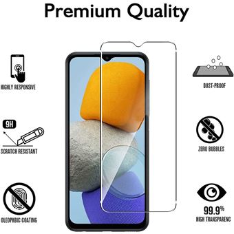 2 Films de protection écran verre trempé pour Samsung Galaxy M23 5G, M33 5G,A23  5G [Novago] - Protection d'écran pour smartphone - Achat & prix