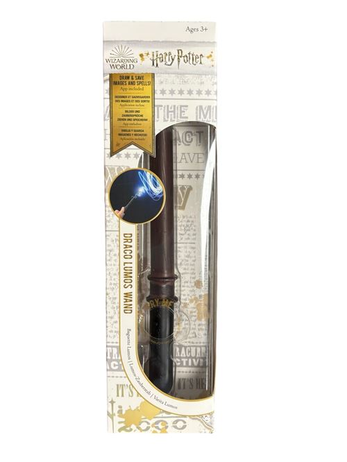 Harry Potter baguette draco lumos 20 cm - Réplique officielle