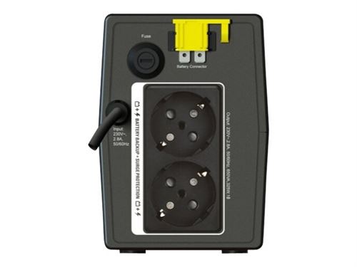 APC Back-UPS BX650LI-GR - Onduleur - CA 230 V - 325 Watt - 650 VA - connecteurs de sortie : 2 - noir