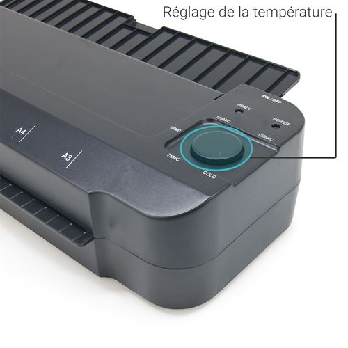 Plastifieuse style A4 thermique chaud/froid blanc - RETIF