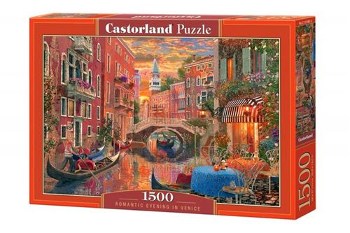 Puzzle 1500 pièces Castorland - Soirée Romantique à Venise