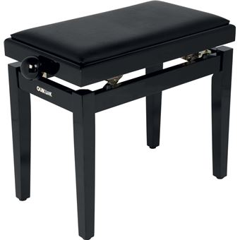 Quiklok PB/100BKL Banquette Piano Noir Brillant - 1
