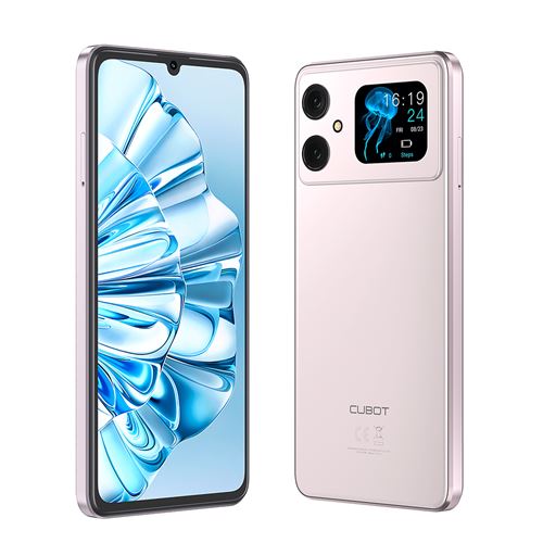 CUBOT A20 Téléphone Portable 6.745” HD+ 12GO RAM 128GO Smartphone Android 14 5100mAh Dual SIM 4G-Rose