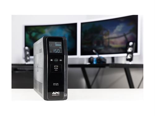 APC Back-UPS Pro BR1600SI - Onduleur - CA 220-240 V - 960 Watt - 1600 VA - 260 Wh - USB - connecteurs de sortie : 8 - noir