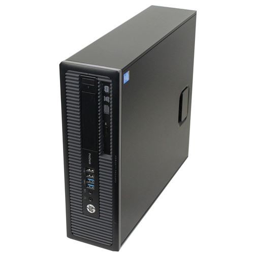 Unité Centrale HP Prodesk 600 G1 Sff i5-4570 8Go 120Go SSD+1To Hdd W10P - Noir