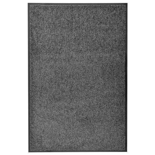 Non Communiqué Anthracite Vidaxl Deurmat Wasbaar 60X90 Cm Antraciet323416 - Image 1