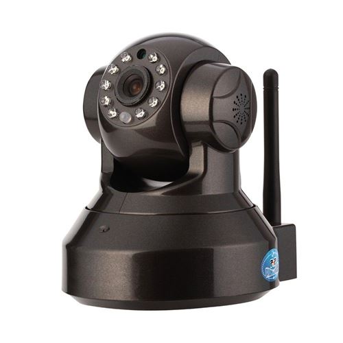Yonis Noire Mini Caméra Ip Infrarouge Wifi Compatible Smartphone Tablette Ios Android + Sd 4 Go - Image 2