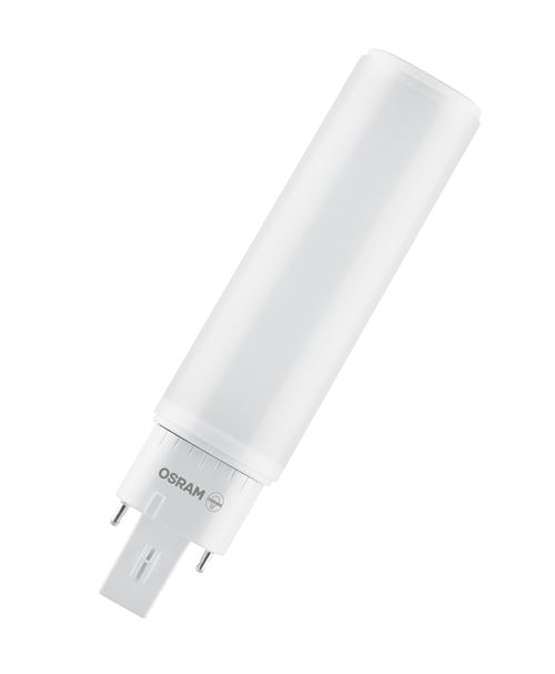 OSRAM DULUX D/E 18 Ampoule LED pour culot G24Q-2 - 7 watt - 770 lumen - blanc froid (4000K) - orientable - en remplacement de l'ampoule conventionnell
