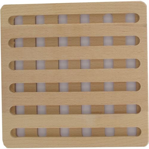 Dessous de plat carré en bois Fackelmann Wood Edition ref 521339