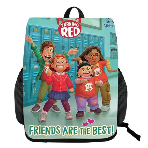 Sac à Dos Turning Red pour Garçon et Filles (SD1351) 32*15.5*44 cm Vert