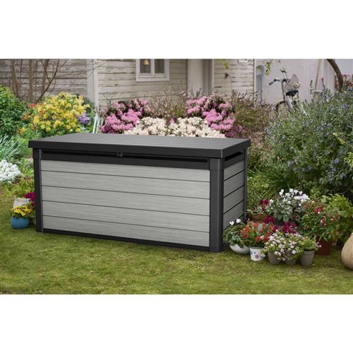 Keter Boîte de rangement de jardin Denali 570 L Anthracite