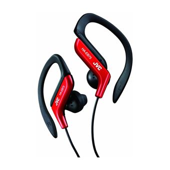 JVC HA-EB75-RN-U écouteur/casque Écouteurs Avec fil Crochets auriculaires Sports Noir, Rouge - 1