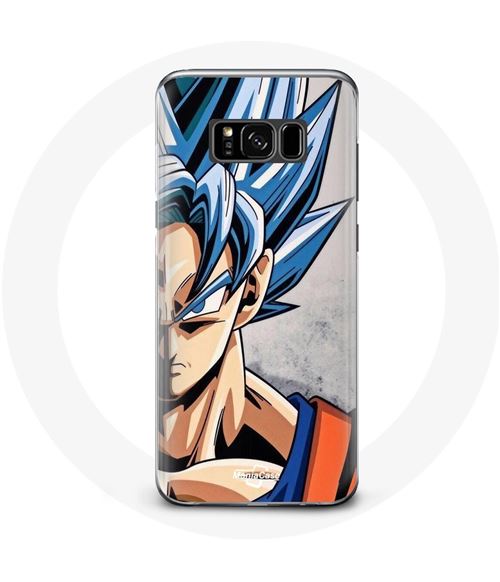 Coque pour Samsung Galaxy S8 Plus Anime Dragon Ball Goku Cheveux bleu Maniacase