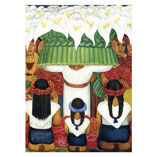 Puzzle Eurographics - Diego Rivera : Fête des Fleurs, 1000 pièces