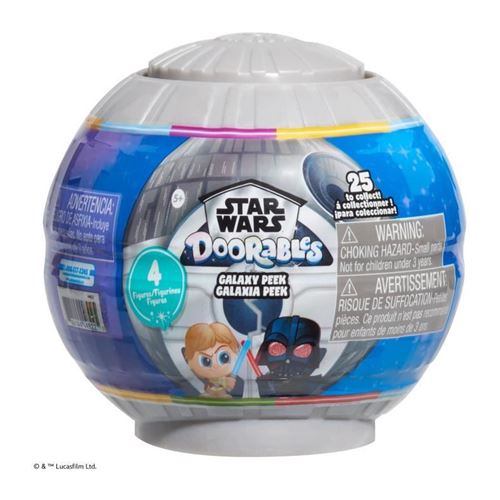 Non Communiqué Multicolore Figurines A Collectionner - Star Wars - Capsule Galaxy Peek - 4 Figurines, 4 Cm, 25 A Collectionner