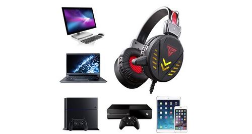 Non Communiqué A1 Casque De Jeu 3,5 Mm Usb Filaire Led Lumière Casque Stéréo Avec Micro Pour Pc