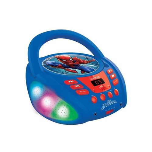 Lecteur CD Bluetooth Spider-Man avec Effets Lumineux État correct - N/A reconditionné disponible sur Fnac