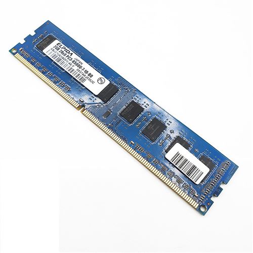 Barrette Mémoire 2Go Ram Ddr3 Elpida Ebj21Ue8Bdf0-Ae-F Dimm Pc3-8500U 2Rx8