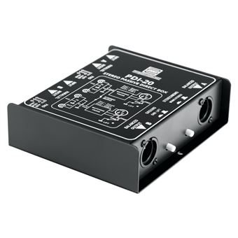 Pronomic PDI-20 boîtier DI stéréo passif - 1