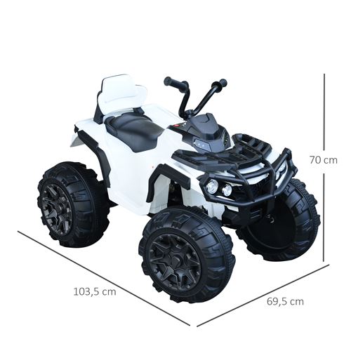 15 Sur Voiture 4x4 Quad Buggy Electrique 103l X 68l X 73h Cm