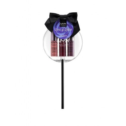 NYX Land Of Lollies Metallic Gloss Lip Trio X 3