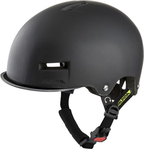 Casque Alpina Grunerlokka Noir/Neon 52-57cm