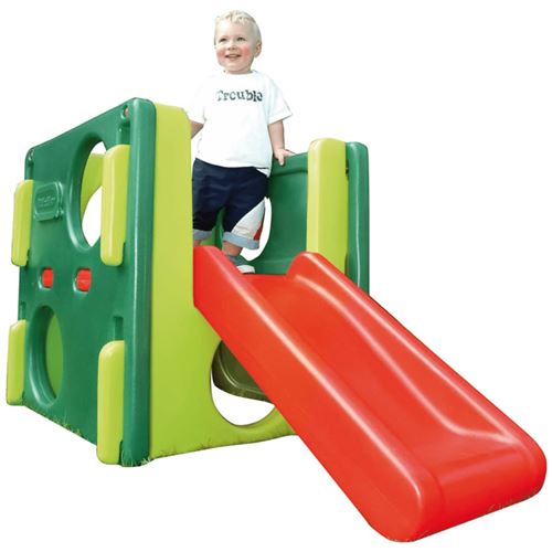 Little Tikes Speelhuisje met glijbaan groen