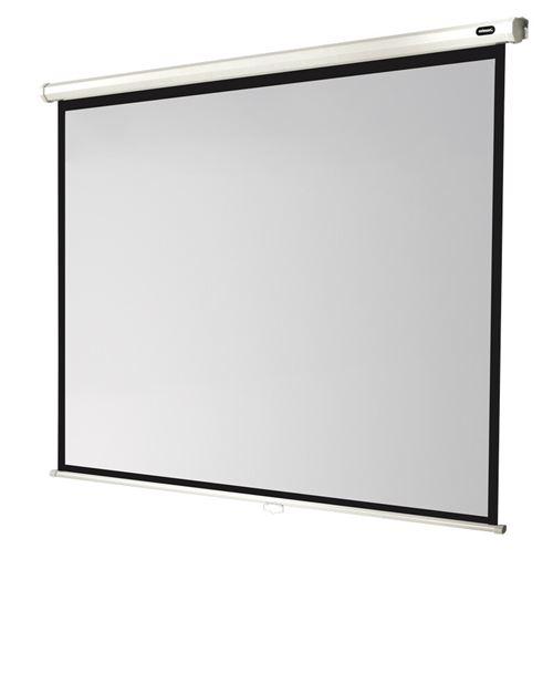 Celexon Economy Manual Screen - Écran de projection - montable au plafond, montable sur mur - 108 (275 cm) - 4:3 - blanc