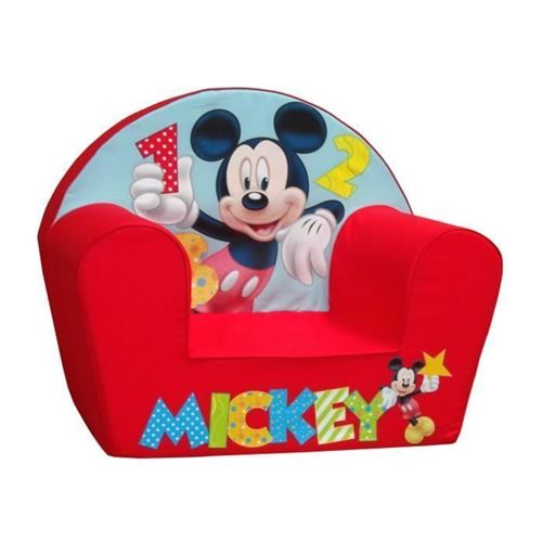 MICKEY Fauteuil Club Bebe Rouge -Disney Baby
