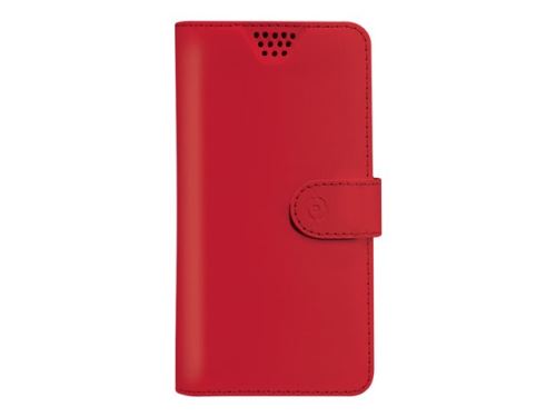 Celly Wally - Protection à rabat pour téléphone portable - rouge