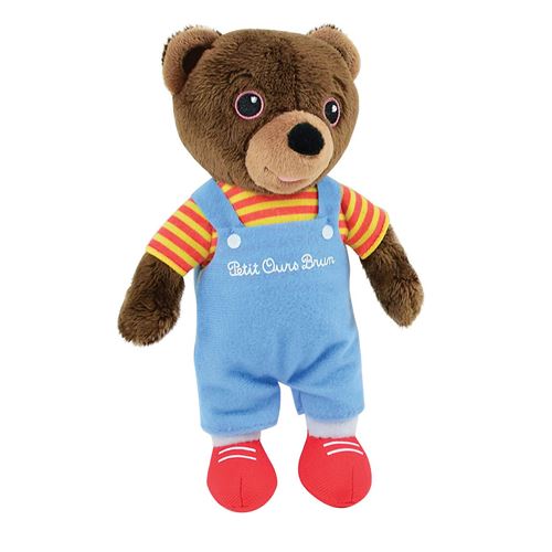 Peluche Petit Ours Brun Bean Bag Jemini 17 cm